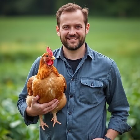 Maria Lopez, lead farmer at Playmodex, overseeing ethical chicken Spain operations.