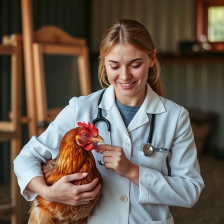 Ana Garcia, animal welfare specialist for natural chicken products.