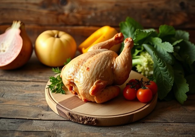 Whole Free-Range Chicken - ethical chicken Spain from sustainable farm Seville